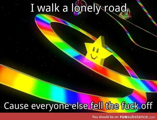 Rainbow road ruined friendships