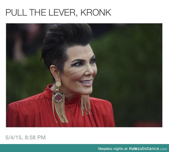 Kris Jenner's transformation into Yzma is almost complete.