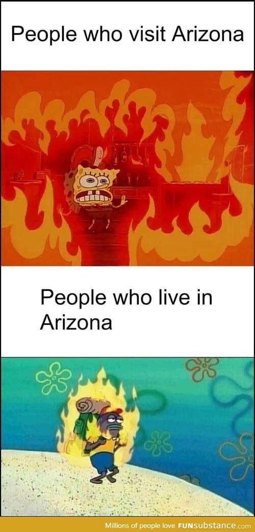 In celebration of Arizona's first 100° day of the season
