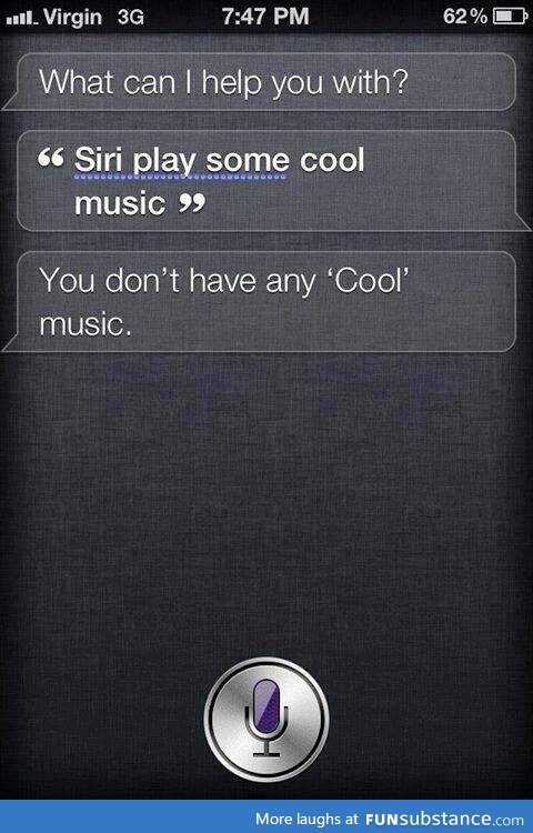 Burned by siri