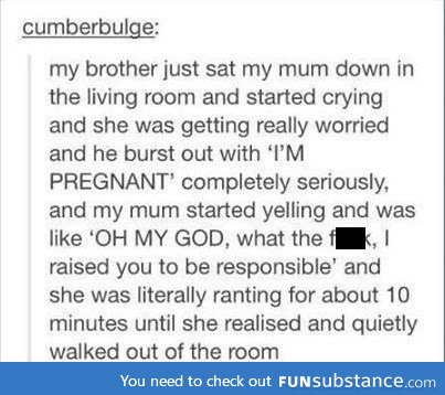 I'm pregnant...