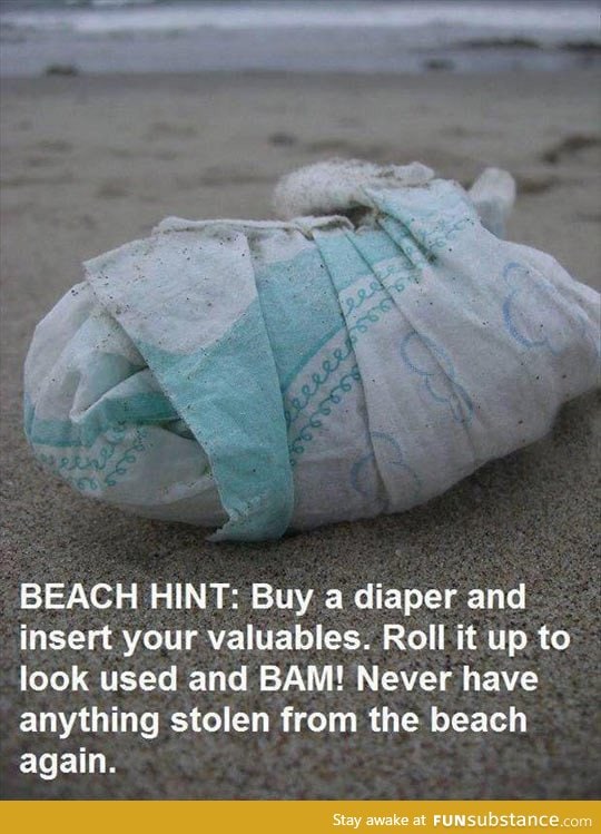 Cool Tip If You're Going To The Beach