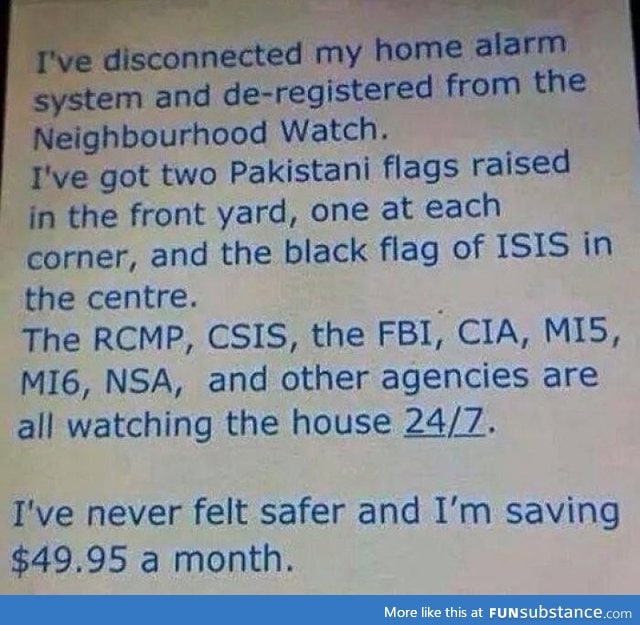 Free security system