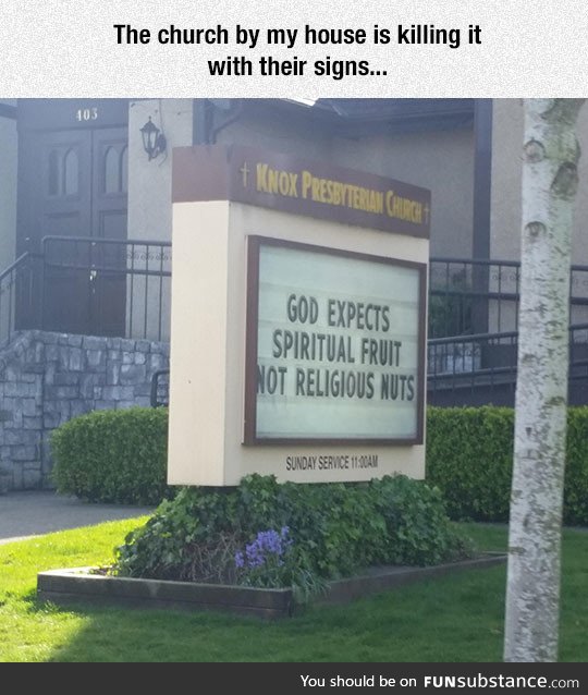 Church sense of humor