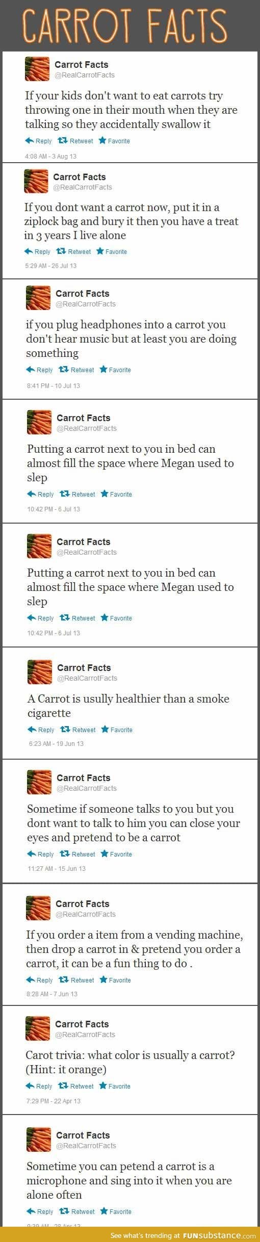 Carrot facts