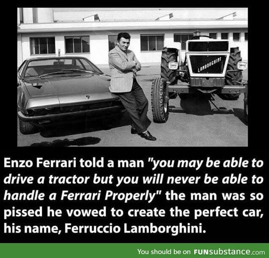 Putting mister ferrari in his place