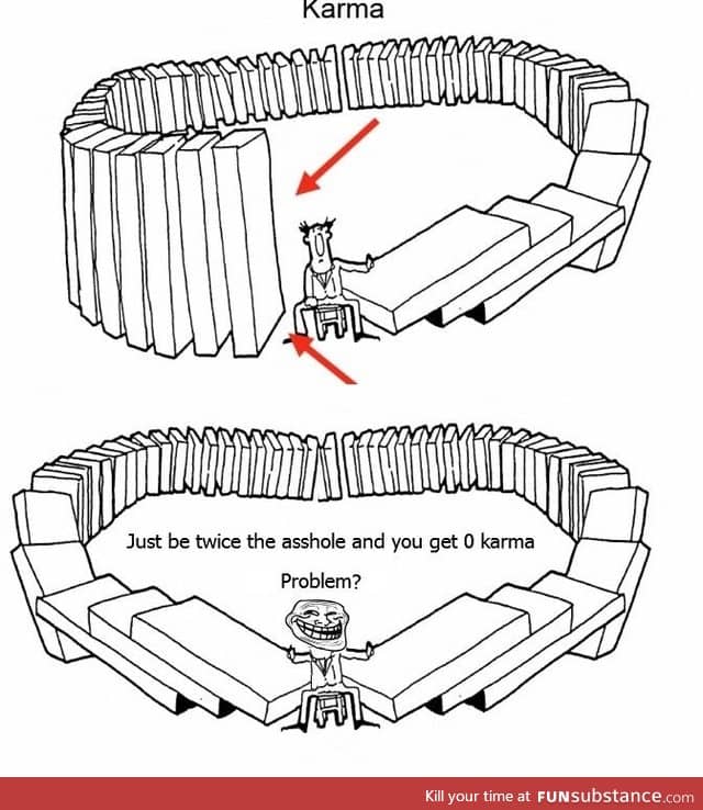 How to be an asshole. Karma free edition