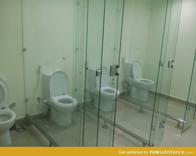 Impractical toilet design