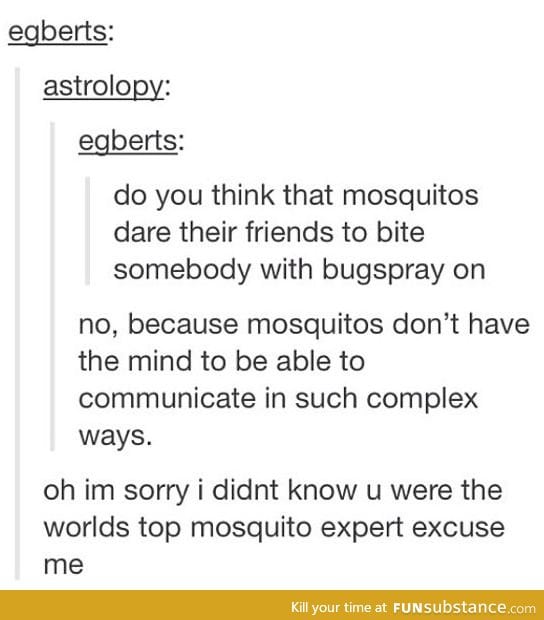 Mosquito expert