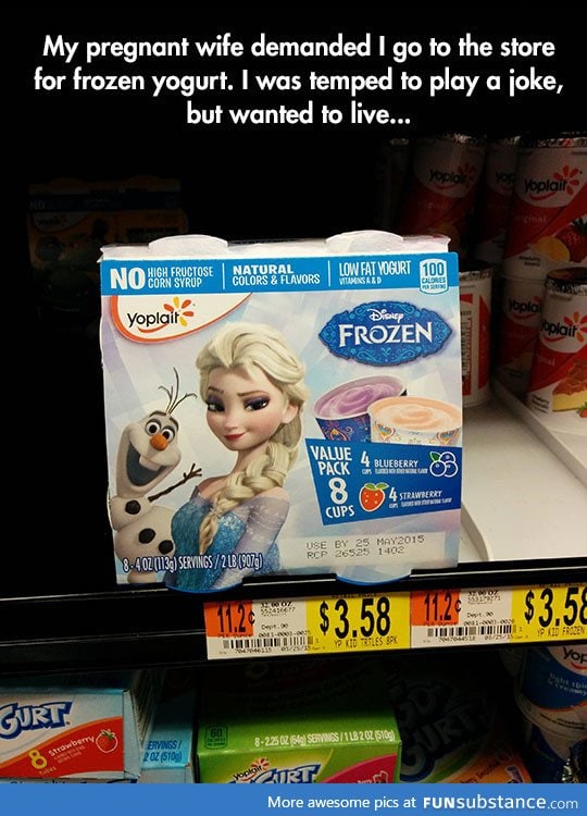 Dangerous frozen yogurt prank