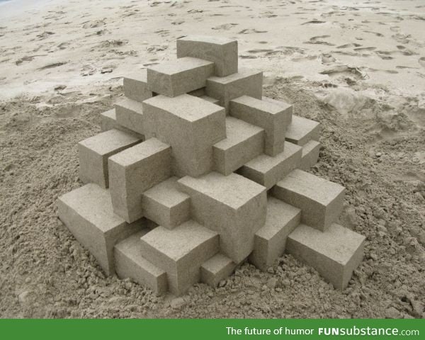 Block sand castle