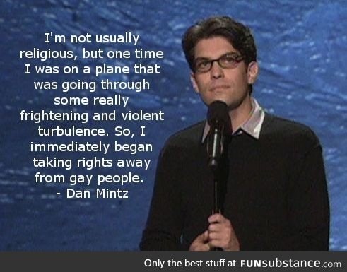 Dan Mintz and his one-liner style