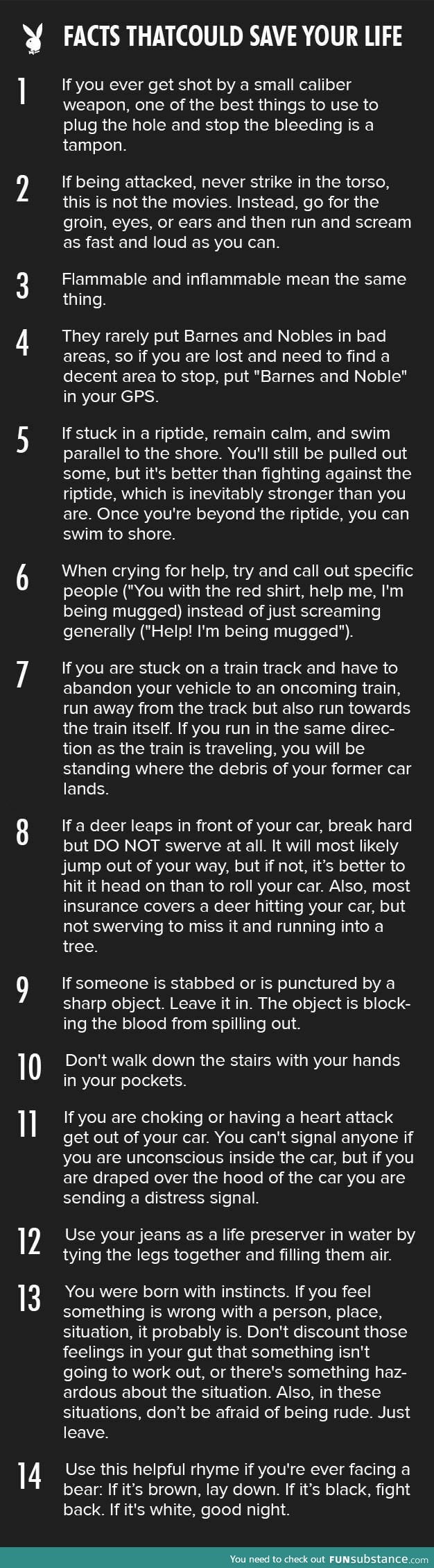 14 tips that could save your life