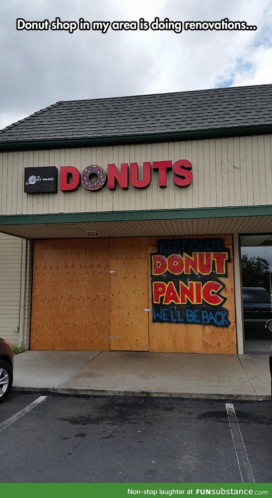 Donut store renovations