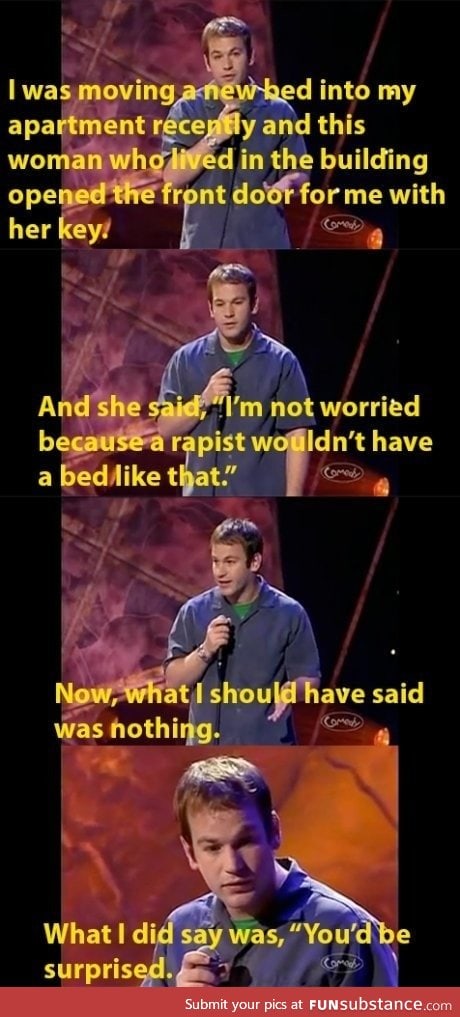 You're not a rapist