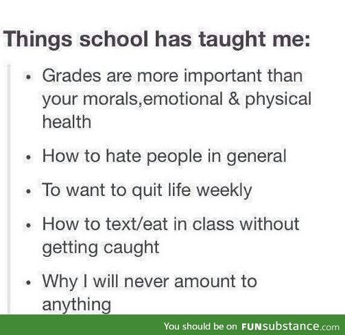Things i actually learned