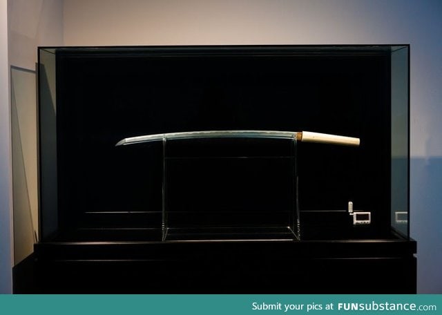 Tentetsutou: The sword of heaven. A Katana made of the Meteorite Gibeon