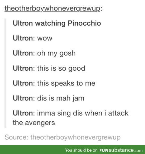 Ultron's secret dream.