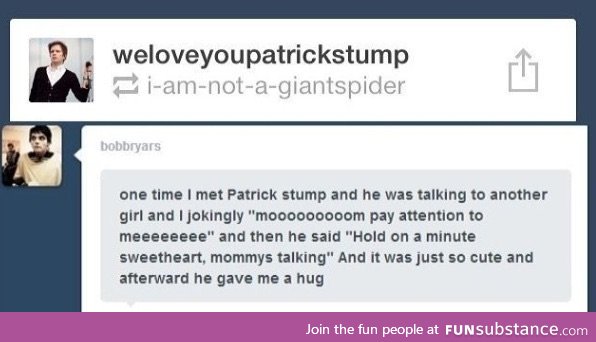 Patrick Stump is my spirit animal
