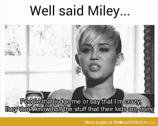 One Point For Miley