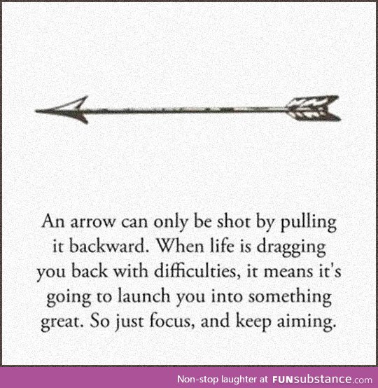 The arrow metaphor