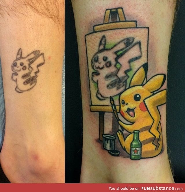 Best tattoo cover up I've ever seen