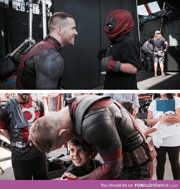 Ryan Reynolds Fulfills Wish of Boy Battling Cancer Who Wanted to Meet Deadpool