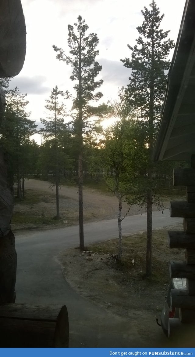 In Finland, summer doesn't have any sunsets. (This photo was taken at midnight)
