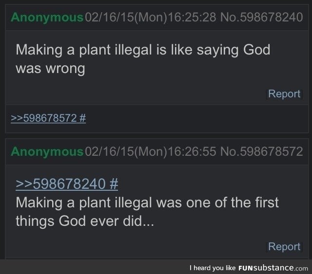 Making a plant illegal