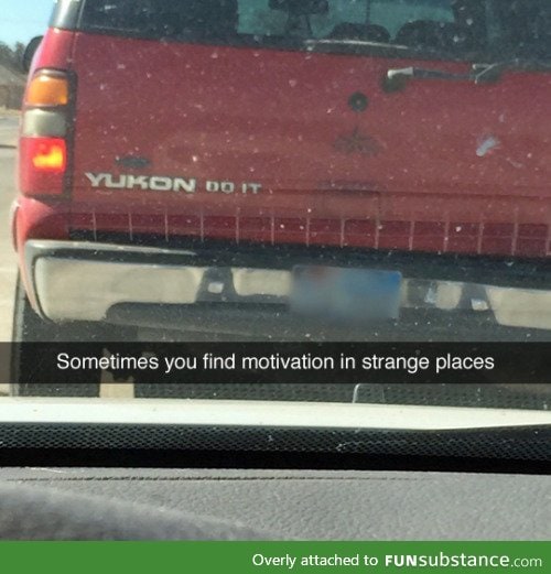 Motivation is everywhere