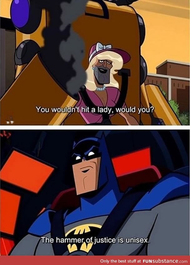 Batman on gender equality