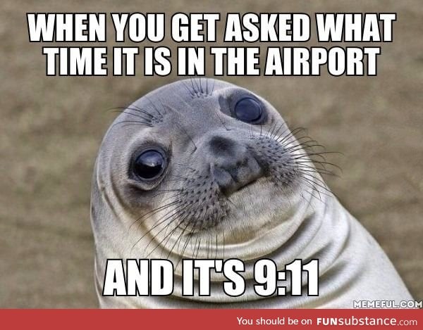 The time at the airport