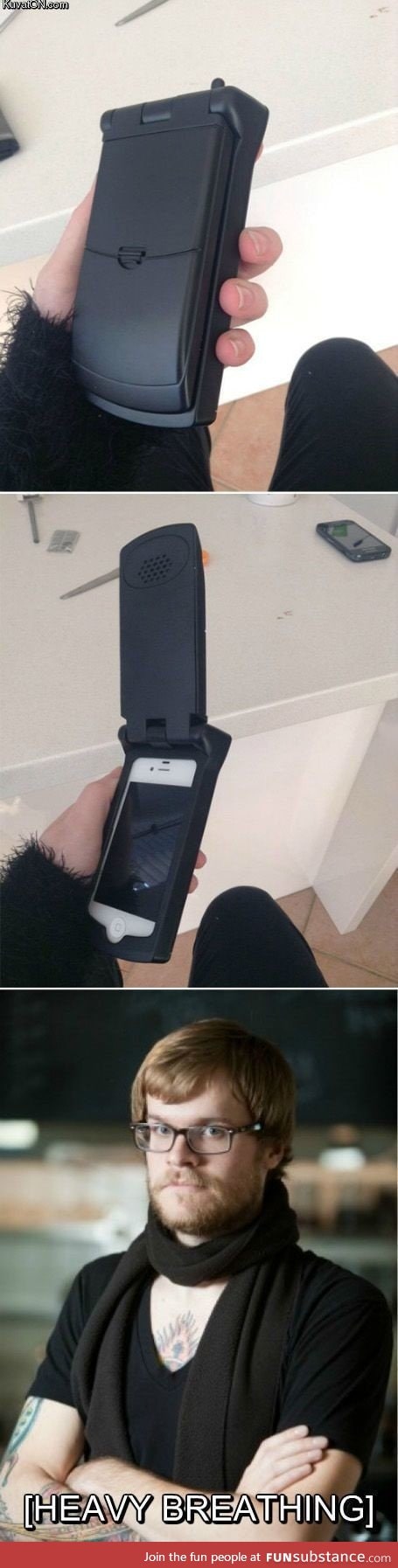 Modern flip phone