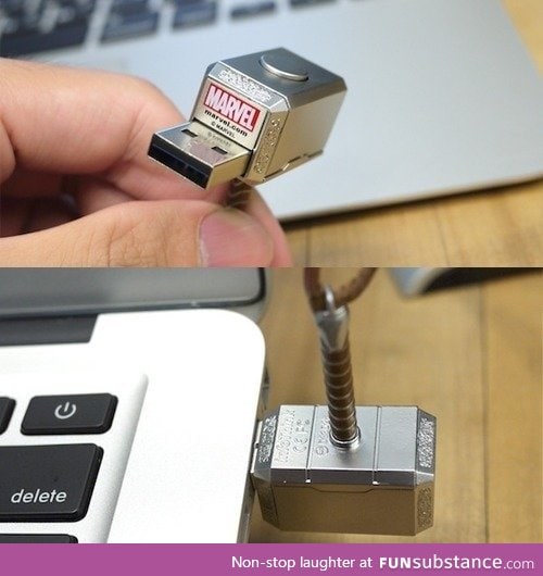 USB Drive designed like Thor’s Hammer