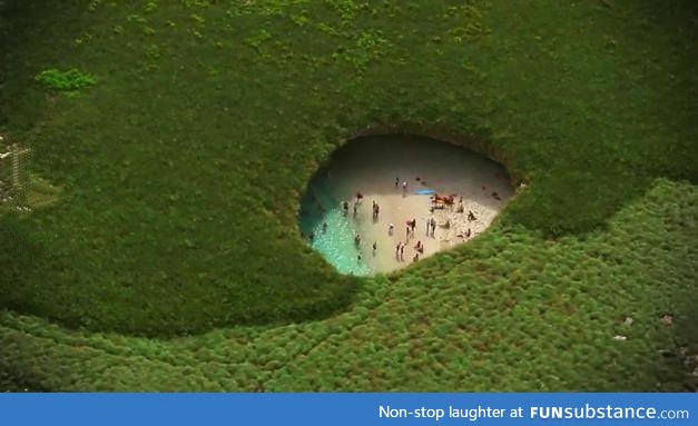 An amazing secret beach