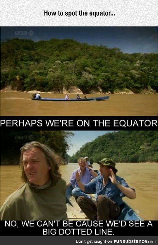 Identifying the equator