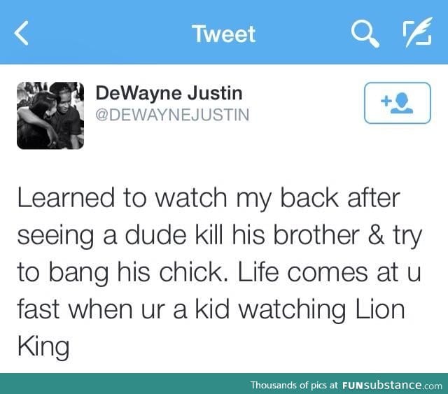 Learn life lesson from Lion King