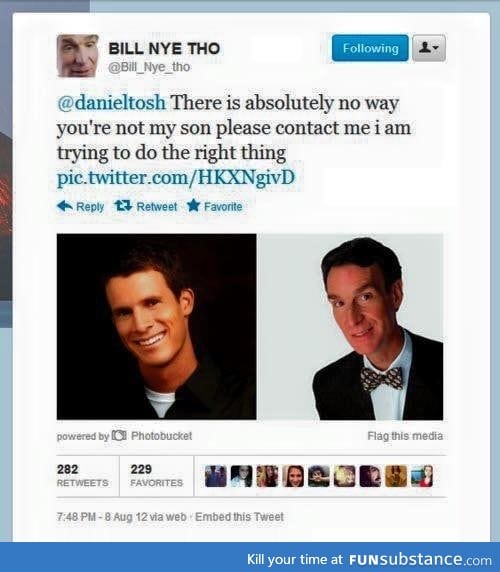 Bill Nye finally found his long lost son
