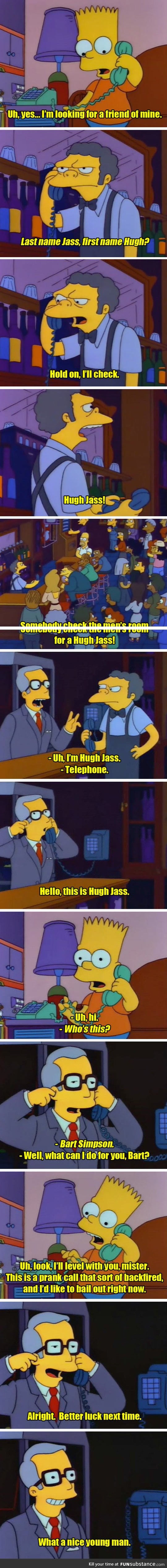Simpsons prank
