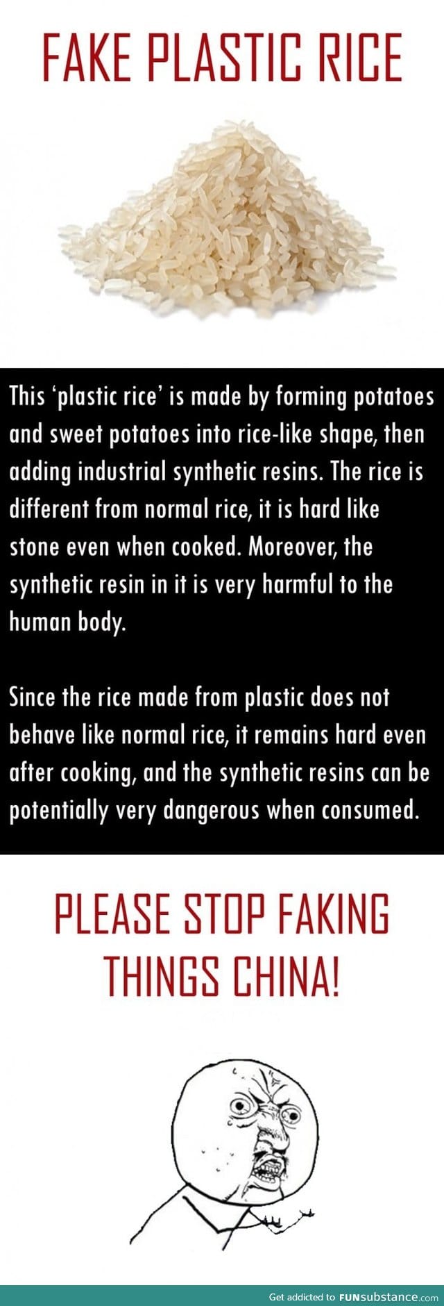 Fake Plastic Rice