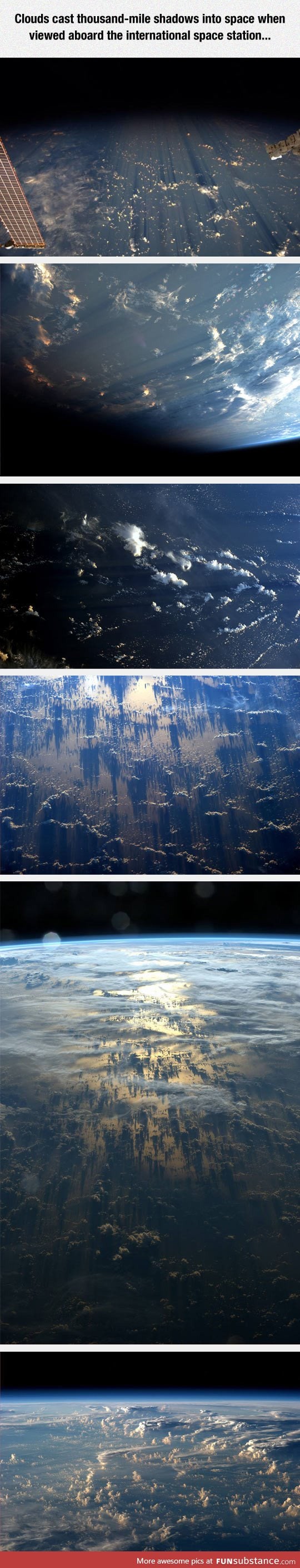 Clouds as viewed from space