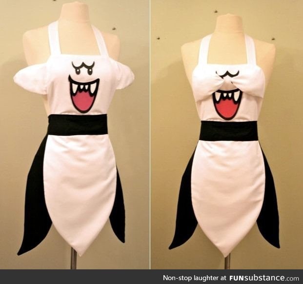 This adorable Boo Ghost apron is the perfect gift for your girlfriend