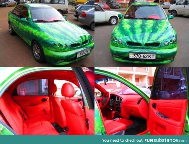 The Watermelon car