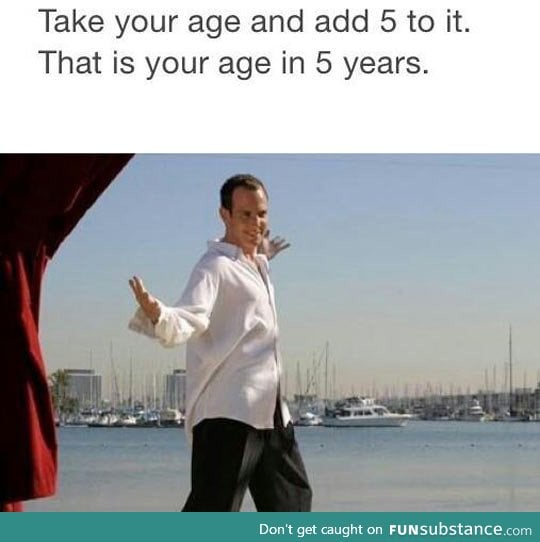 Mind blowing age trick