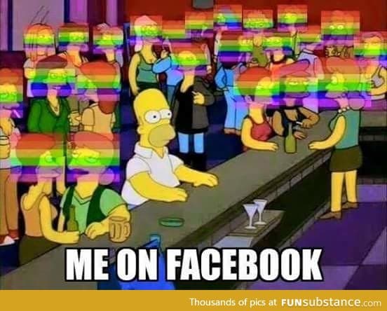 Being on facebook these few days