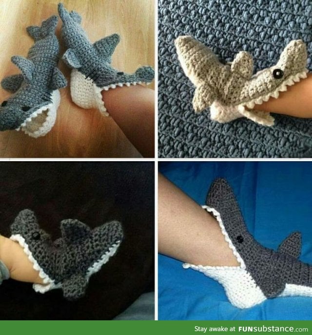 Cool looking shark socks