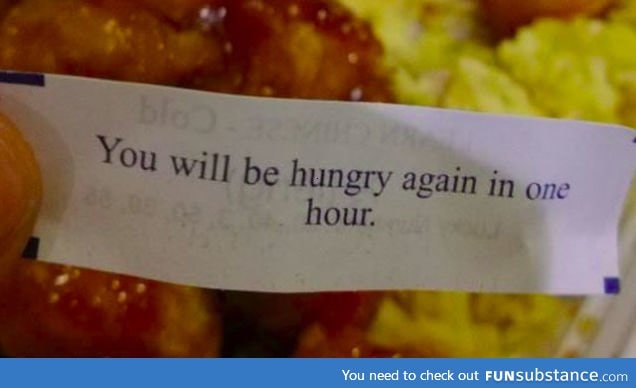 Finally a true fortune