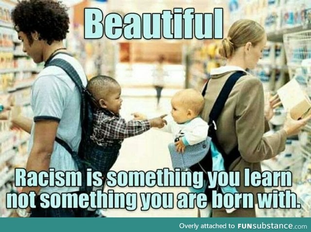 Racism is learnt