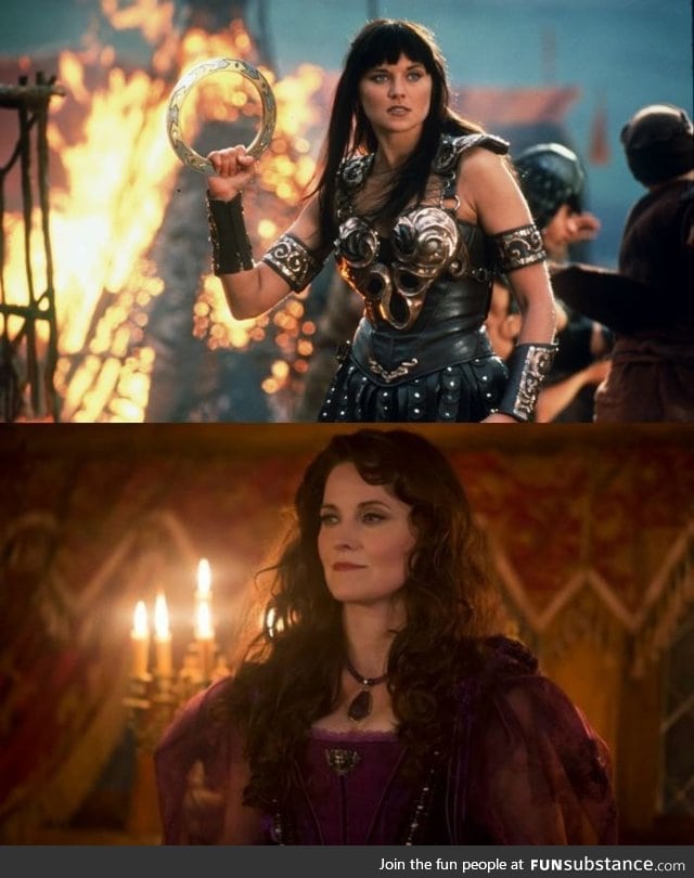 Remember Xena the warrior princess? Well, take a look at her now