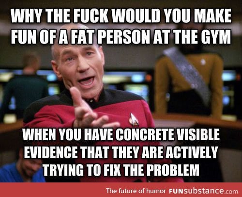 Fat people at the gym